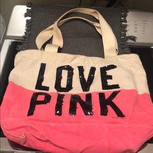 Victoria’s Secret Canvas PINK Tote Bag